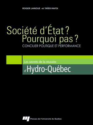 cover image of Société d'État? Pourquoi pas?